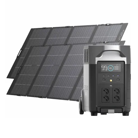 Zestaw ECOFLOW Delta Pro + 2x panel PV 400W