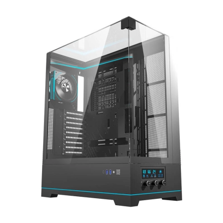 Obudowa komputerowa DARKFLASH DY450L PRO + 1 wentylator (czarna)