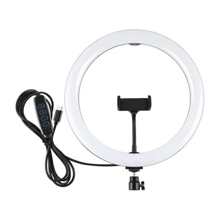 Lampa pierścieniowa PULUZ z uchwytem na telefon