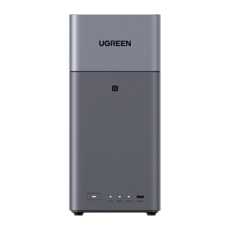 Serwer plików NAS Ugreen DH2300, 2-dyskowy, A72+A53, 4GB DDR4, 1GbE, 4K + kabel HDMI