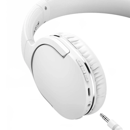 Słuchawki bezprzewodowe BASEUS Encok D02 Pro BT 5.3 (białe)