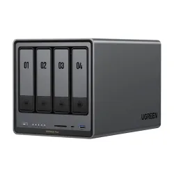 Serwer plików NAS Ugreen DXP4800 Plus, 4-dyskowy, Intel 8505, 8GB DDR5, 10GbE + 2.5GbE, 4K HDMI, SD 3.0 Serwer plików NAS Ugreen DXP4800 Plus, 4-dyskowy, Intel 8505, 8GB DDR5, 10GbE + 2.5GbE, 4K HDMI, SD 3.0