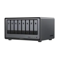 Serwer plików NAS Ugreen DXP8800 Plus, 8-dyskowy, Intel i5-1235U, 8GB DDR5, 2x 10GbE, 8K HDMI, SD 4.0 Serwer plików NAS Ugreen DXP8800 Plus, 8-dyskowy, Intel i5-1235U, 8GB DDR5, 2x 10GbE, 8K HDMI, SD 4.0
