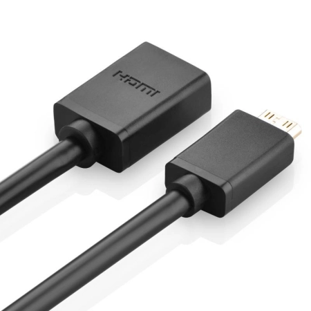Adapter UGREEN Mini HDMI-HDMI 22cm (czarny)