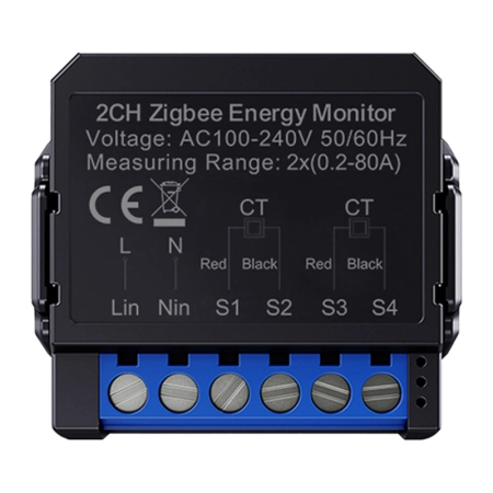 Licznik energii AVATTO ZWPM16-2 ZigBee dwukierunkowy