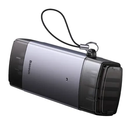 Czytnik kart pamięci BASEUS Lite Series SD/TF USB-A+USB-C (szary)
