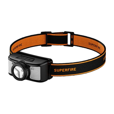 Latarka czołowa SUPERFIRE HL91-X strumień świetlny 200lm