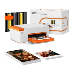 Przenośna drukarka do zdjęć Liene Amber M110 4x6" z 60 arkuszami papieru 4x6" Przenośna drukarka do zdjęć Liene Amber M110 4x6" z 60 arkuszami papieru 4x6"