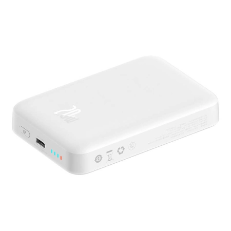 Powerbank BASEUS Magnetic Mini 10000mAh 20W MagSafe (biały)