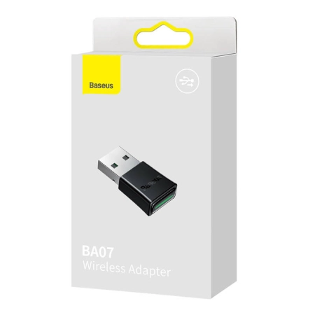 Adapter Bluetooth BASEUS BA07 USB-A BT 5.3 (czarny)