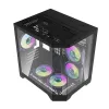 Obudowa komputerowa DARKFLASH FT350 + 5 wentylatorów ARGB (czarna)