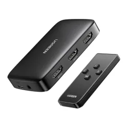 Przełącznik HDMI UGREEN CM332 3x1 (czarny)