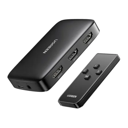 Przełącznik HDMI UGREEN CM332 3x1 (czarny)