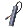 Stacja dokująca Baseus UltraJoy Series 5-Port USB-C do HDMI4K@30Hz + 3xUSB 3.0 + PD (szary)