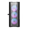 Obudowa komputerowa DARKFLASH DK431 Glass + 4 wentylatory RGB (czarna)