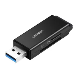 Czytnik kart UGREEN CM104 USB 3.0 SD/microSD (czarny) Czytnik kart UGREEN CM104 USB 3.0 SD/microSD (czarny)