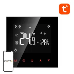 Termostat smart AVATTO WT100 Wi-Fi 3A Tuya Termostat smart AVATTO WT100 Wi-Fi 3A Tuya