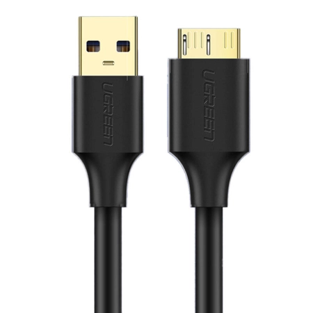 Kabel UGREEN US130 USB-A 3.0-micro USB 3.0 1m (czarny)