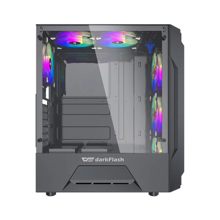 Obudowa komputerowa DARKFLASH LEO (czarna)