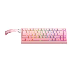 Klawiatura mechaniczna ONIKUMA G69 QWERTY (różowa)