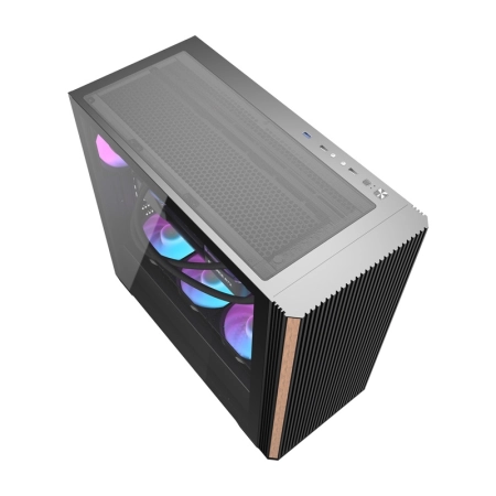 Obudowa komputerowa DARKFLASH DS900WS + 4 wentylatory (czarna)