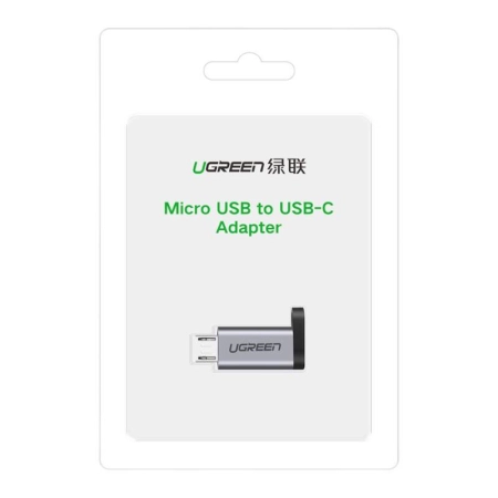 Adapter UGREEN US282 USB-C-micro USB (szary)
