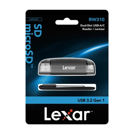 Czytnik kart pamięci Lexar LRW310X Dual USB-A/C micro SD, SD USB 3.1