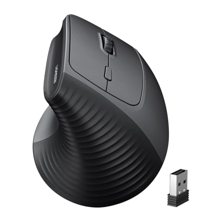 Mysz pionowa bezprzewodowa UGREEN M571 2.4G (czarna)