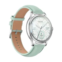 Smart Watch COLMI L28 (Srebrno-zielony + zielony pasek skórzany) Smart Watch COLMI L28 (Srebrno-zielony + zielony pasek skórzany)