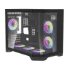 Obudowa komputerowa DARKFLASH FT418 + 6 wentylatorów ARGB (czarna)