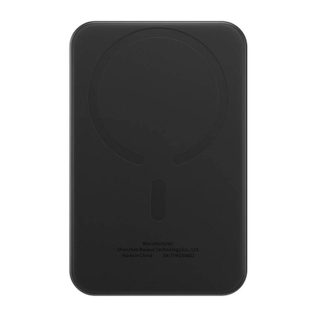 Powerbank BASEUS mini magnetyczny 5000mAh 20W USB-C (czarny)