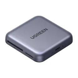 Czytnik kart UGREEN CM898 USB-C SD/microSD (czarny)