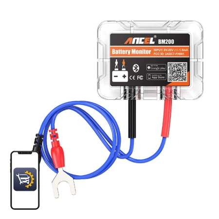 Tester akumulatora ANCEL BM200 BT 6-20V DC