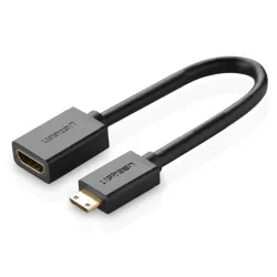 Adapter UGREEN Mini HDMI-HDMI 22cm (czarny)