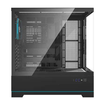 Obudowa komputerowa DARKFLASH DY451 PRO + 1 wentylator (czarna)