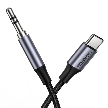 Kabel UGREEN AV143 USB-C-jack 3,5mm 1m (czarny)