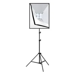 Zestaw oświetleniowy PULUZ 50x70cm statyw 4x żarówka LED