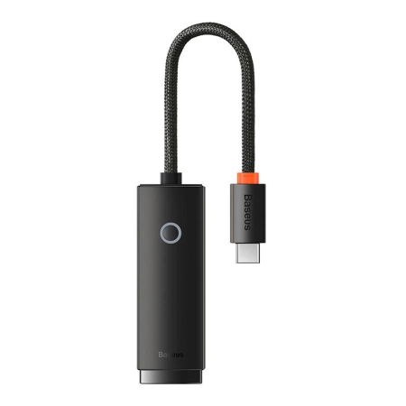 Adapter BASEUS Lite Series USB-C-RJ45 100Mbps (czarny)