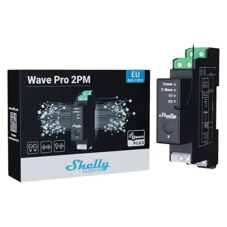 Przekaźnik DIN Z-Wave SHELLY Qubino Pro 2PM 2-kanałowy