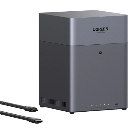 Serwer plików NAS Ugreen DH4300 Plus, 4-dyskowy, A76+A55, 8GB DDR4, 2.5GbE, 4K + kabel HDMI