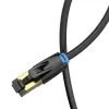 Kabel VENTION IKABF Cat.8 1m (czarny)