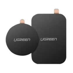 Płytka montażowa UGREEN LP123 do uchwytu magnetycznego 2szt (czarna) Płytka montażowa UGREEN LP123 do uchwytu magnetycznego 2szt (czarna)