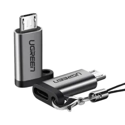Adapter UGREEN US282 USB-C-micro USB (szary)