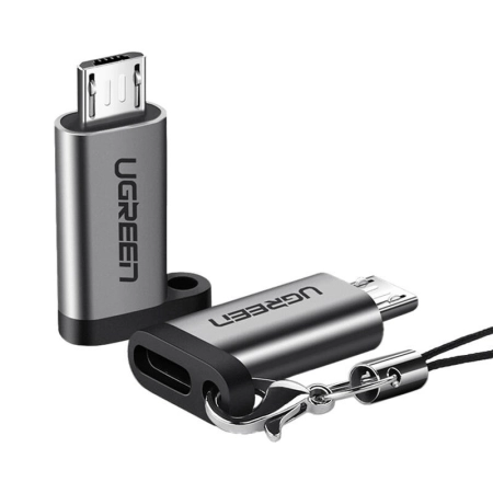 Adapter UGREEN US282 USB-C-micro USB (szary)