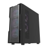 Obudowa komputerowa DARKFLASH DK431 Mesh + 4 wentylatory ARGB (czarna)