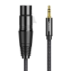 Kabel UGREEN AV182 jack 3.5mm-XLR 1m (czarny)