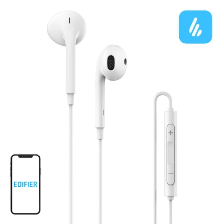 Słuchawki douszne EDIFIER P180 USB-C (białe)