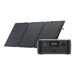 Zestaw: Stacja zasilania EcoFlow River 3 UPS + panel fotowoltaiczny 160W
