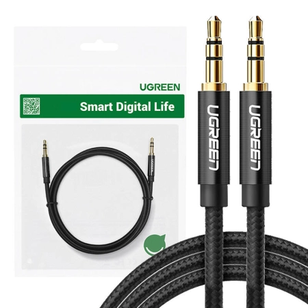 Kabel UGREEN AV112 jack 3.5mm-3.5mm 2m (czarny)