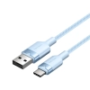 Kabel VENTION CTNLF USB-A-USB-C 1m 3A (niebieski)